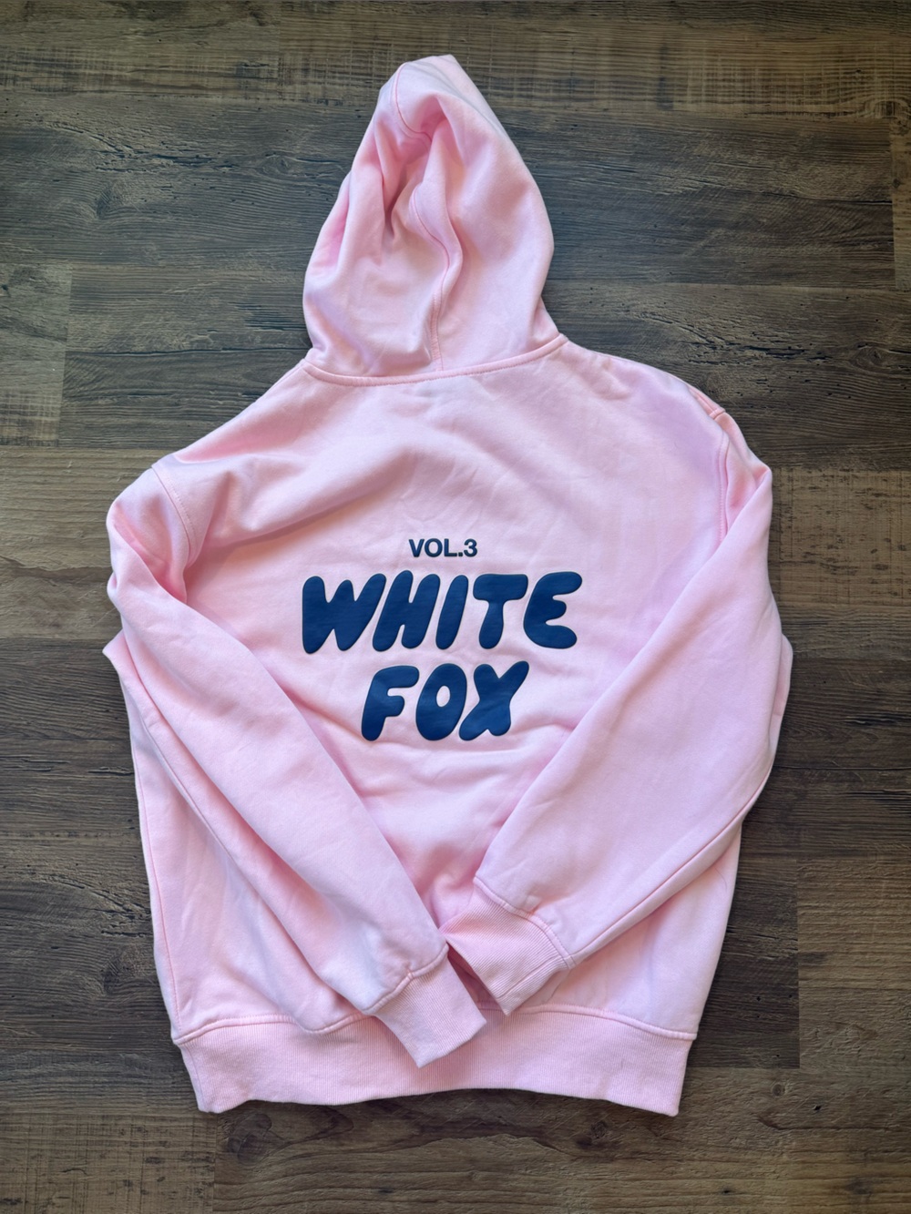 Pink White Fox Hoodie